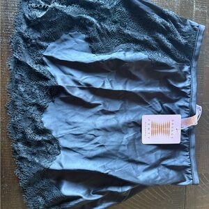 Salvage Black Satin Garment